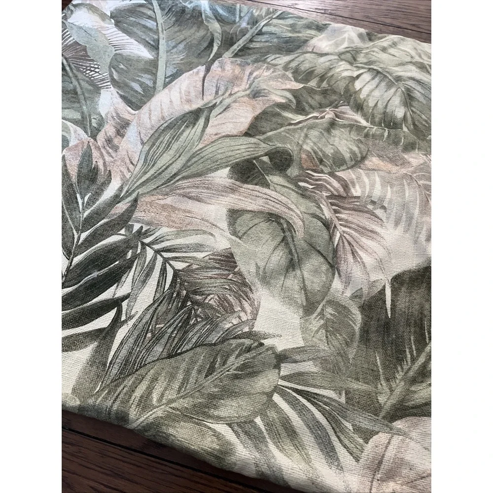 Sherry Kline Home Green Leaves Tropical Pillowcase Cover 22
